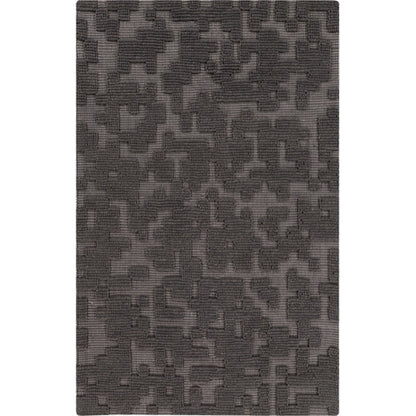 STN-1000 Rug by Surya in charcoal. Made from 100% wool in a unique style.