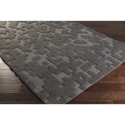 STN-1000 Rug by Surya in charcoal. Made from 100% wool in a unique style.
