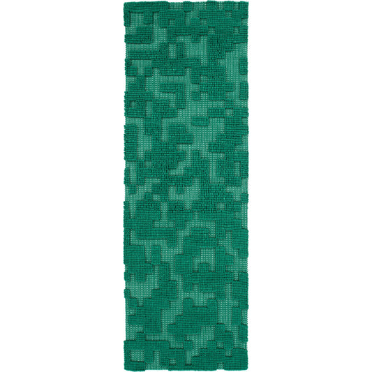 STN-1005 Rug by Surya in emerald. Made from 100% wool in a unique style.