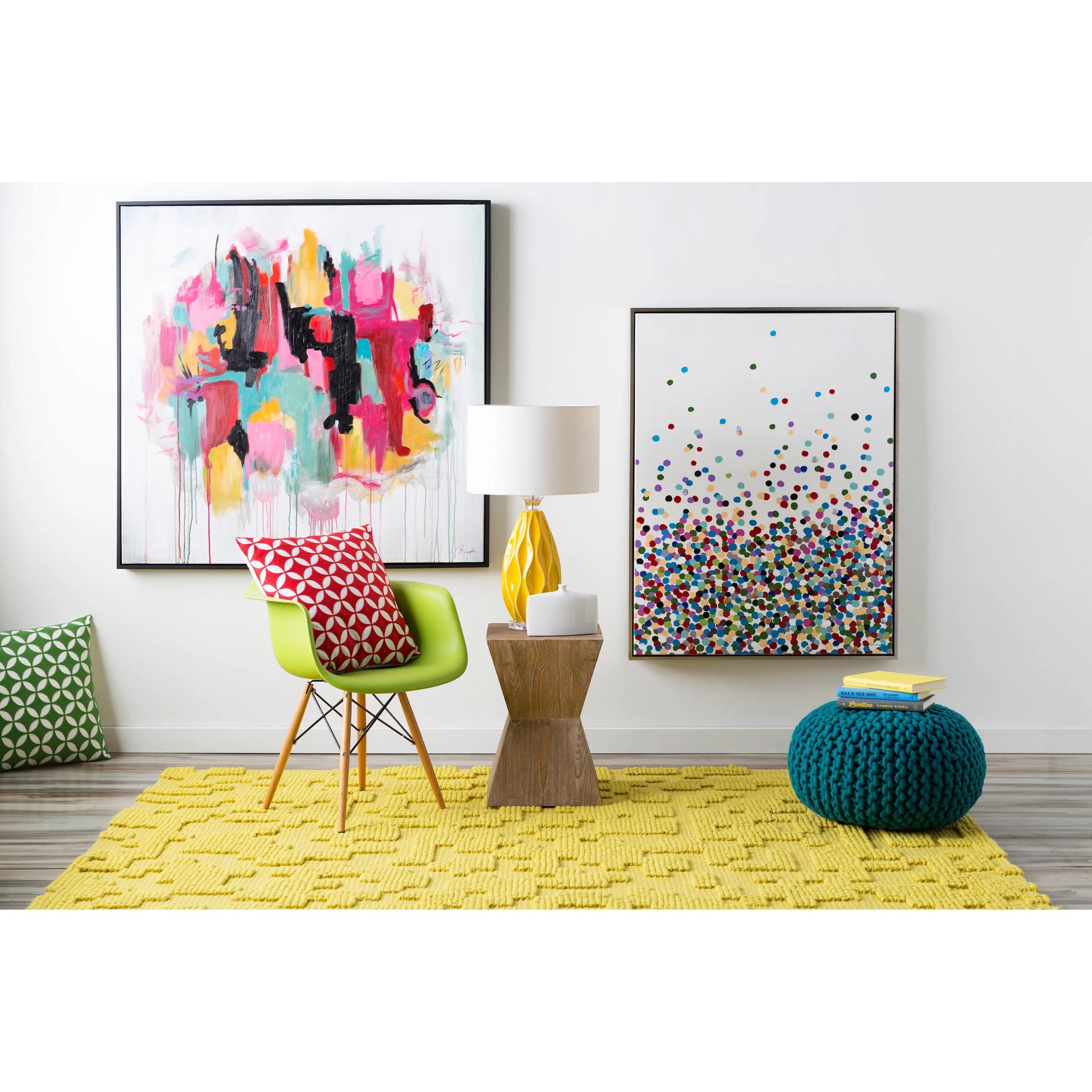 Stencil Rug - 1967 by Surya. Made from 100% wool in a unique style.