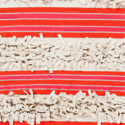 Steps STP-9000 Indoor/Outdoor Rug by Surya in seafoam, pink, yellow, orange, rust, mauve. Made from 34% felted wool, 33% acrylic, 33% cotton in a unique style.