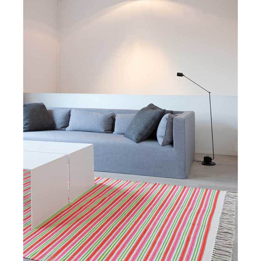 Steps Rug - 1912 by Surya in ivory, hot pink. Made from 34% felted wool, 33% acrylic, 33% cotton in a unique style.