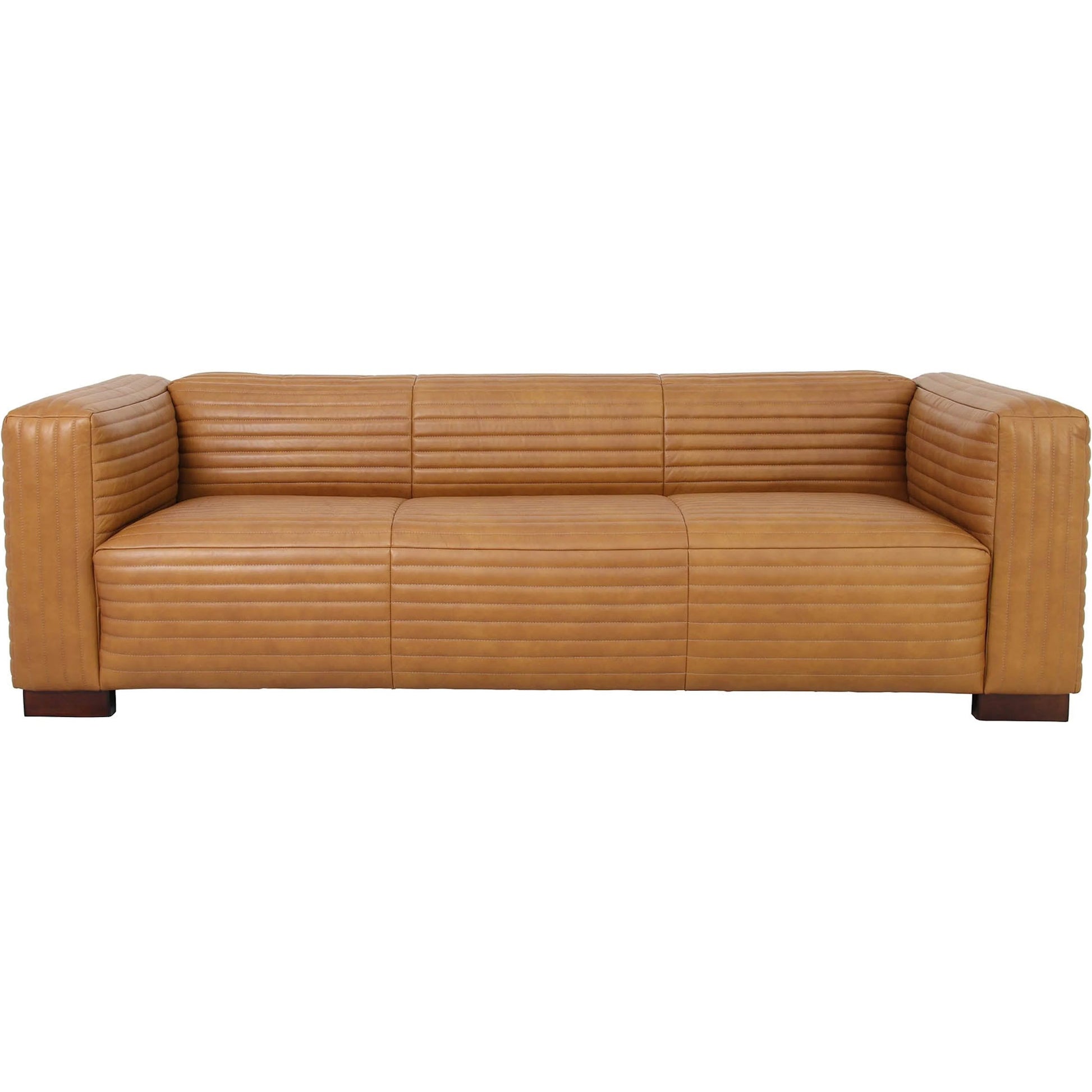 Strata Sofa by LH Imports in latte and teak oak. Made from unique in a traditional style.