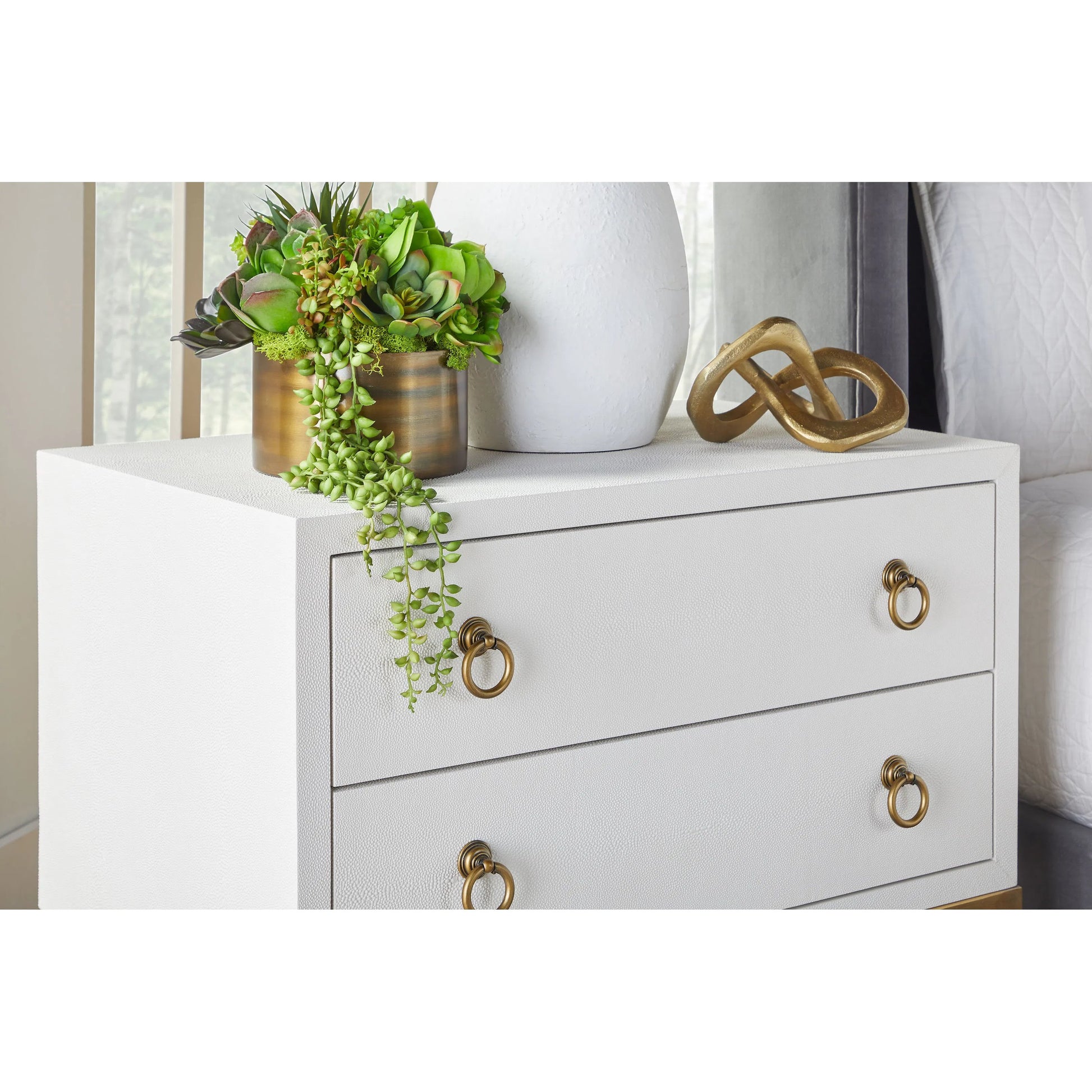 Strand Shagreen 2-Drawer Nightstand by Essentials For Living. Made from unique in a modern style.