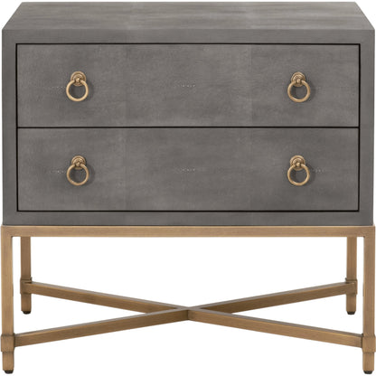 Strand Shagreen 2-Drawer Nightstand by Essentials For Living. Made from unique in a modern style.