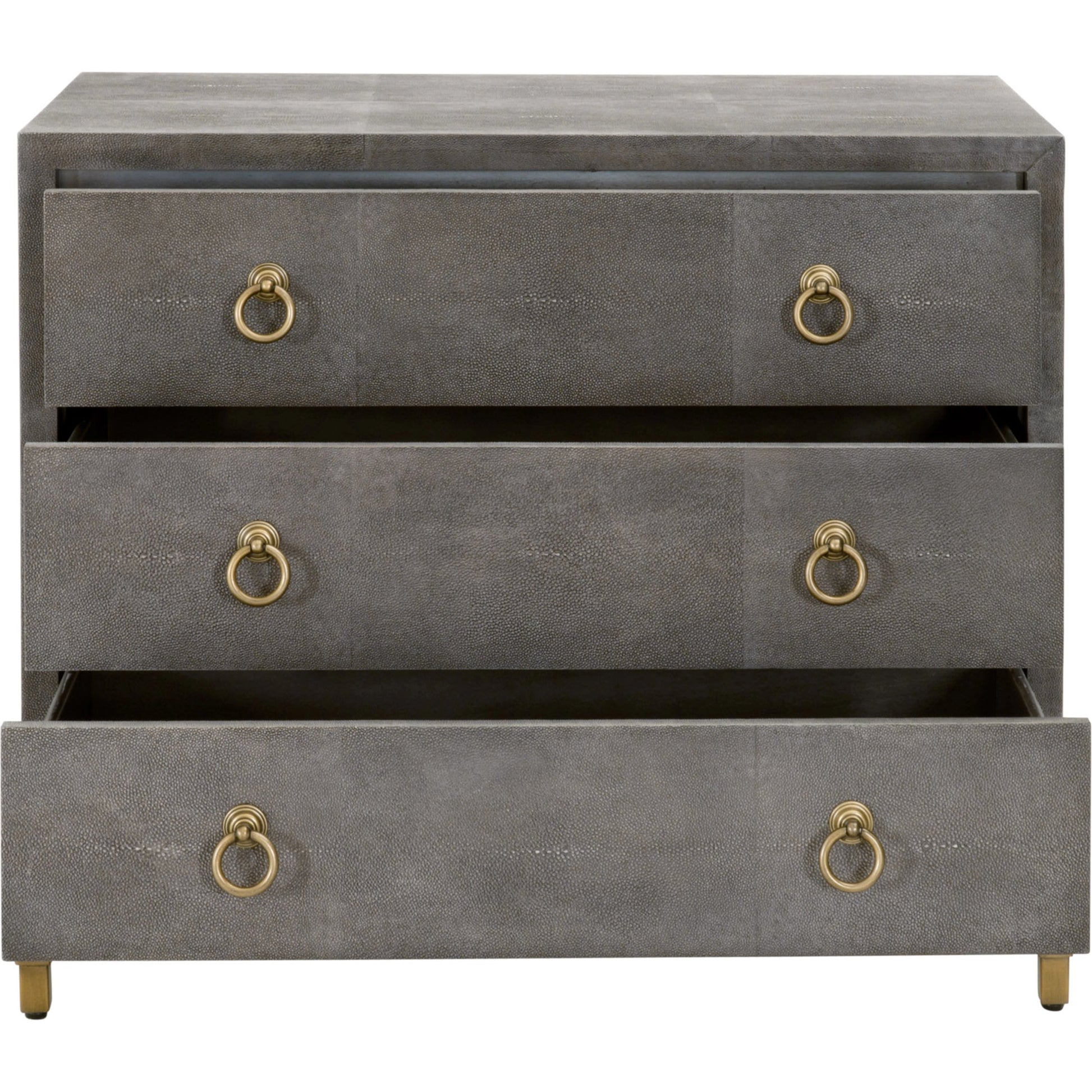 Strand Shagreen 3-Drawer Nightstand by Essentials For Living. Made from unique in a modern style.