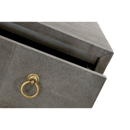 Strand Shagreen 3-Drawer Nightstand by Essentials For Living. Made from unique in a modern style.