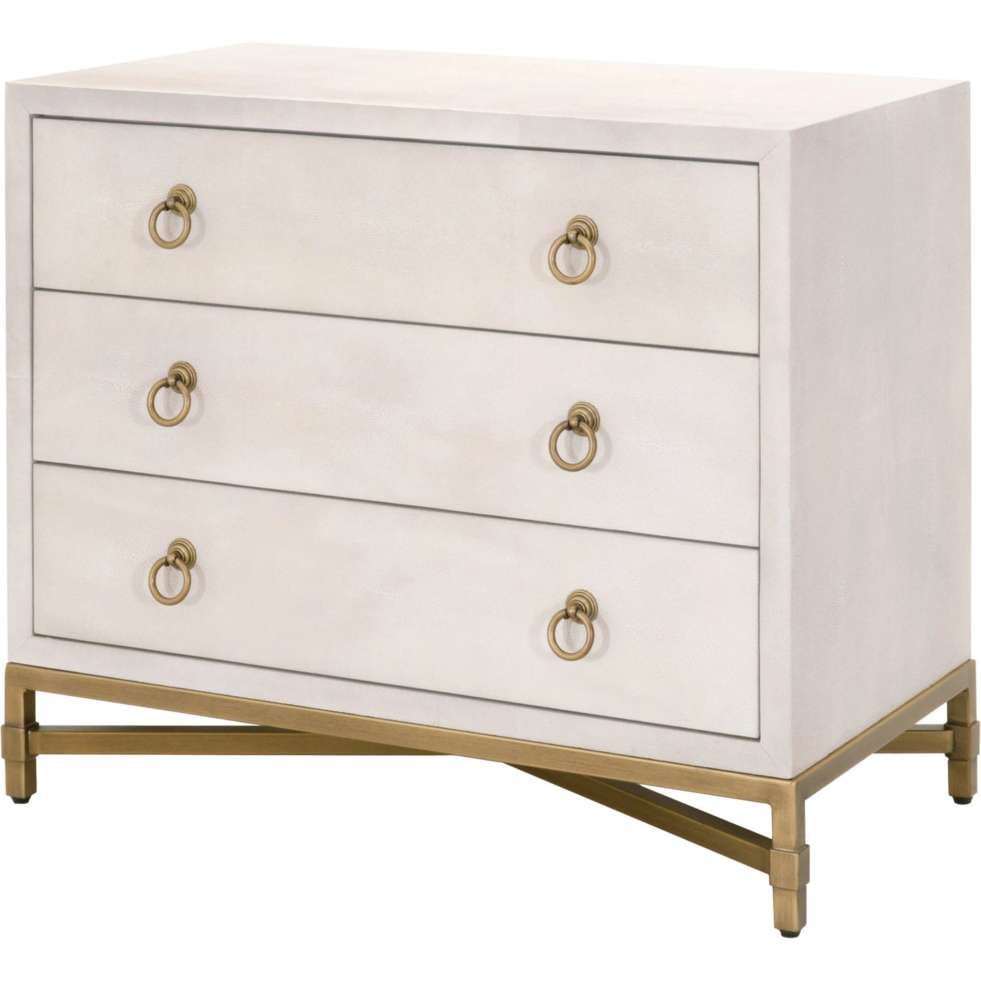 Strand Shagreen 3-Drawer Nightstand by Essentials For Living. Made from unique in a modern style.