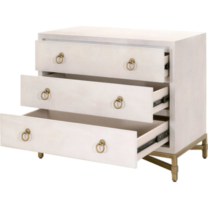 Strand Shagreen 3-Drawer Nightstand by Essentials For Living. Made from unique in a modern style.