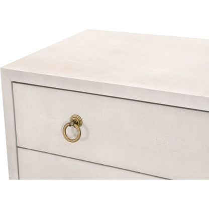 Strand Shagreen 3-Drawer Nightstand by Essentials For Living. Made from unique in a modern style.
