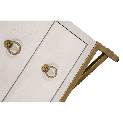 Strand Shagreen 3-Drawer Nightstand by Essentials For Living. Made from unique in a modern style.