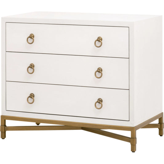 Strand Shagreen 3-Drawer Nightstand by Essentials For Living. Made from unique in a modern style.