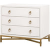 Pearl Shagreen, Brushed Gold