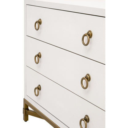 Strand Shagreen 3-Drawer Nightstand by Essentials For Living. Made from unique in a modern style.