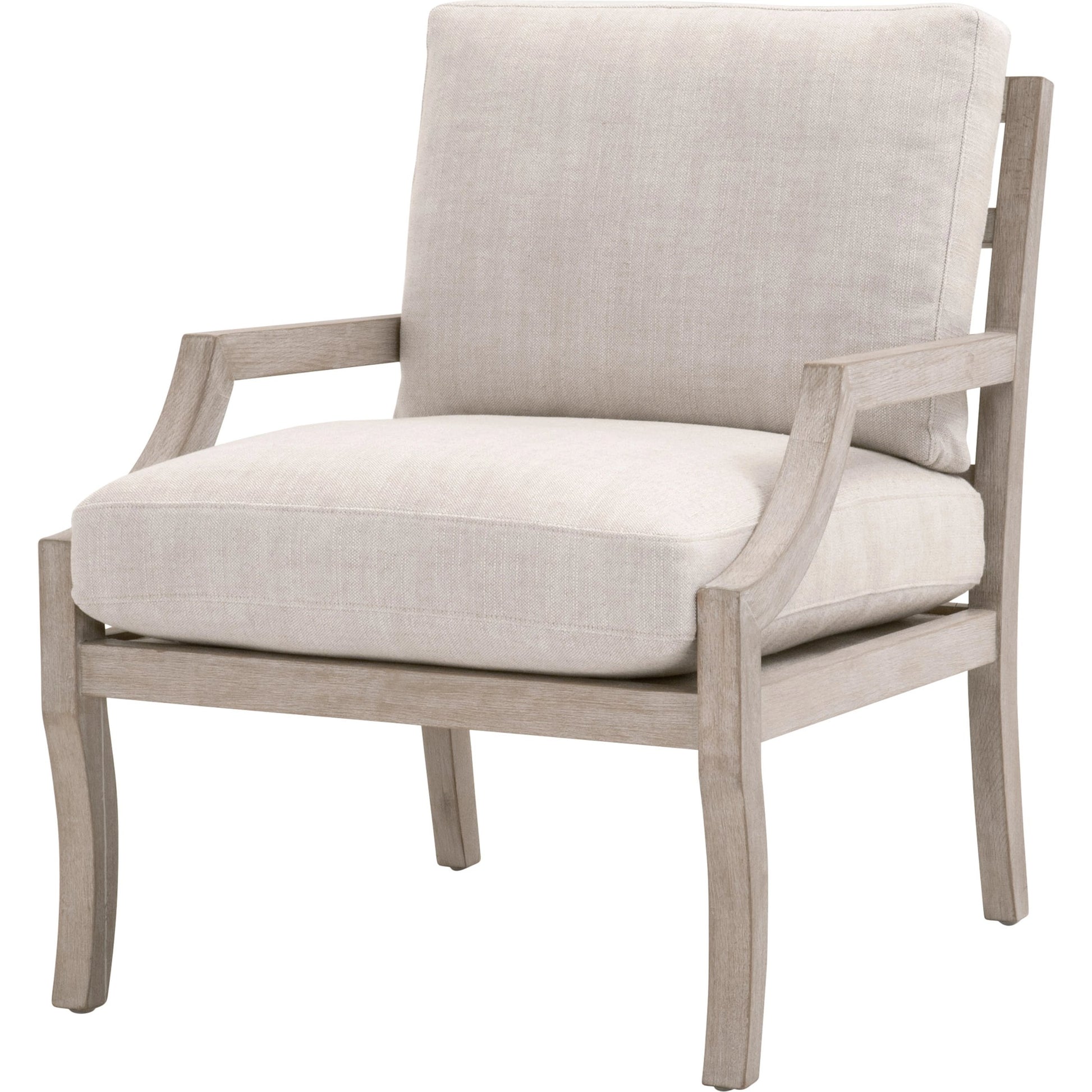Stratton Club Chair by Essentials For Living in natural gray beech. Made from unique in a transitional style.
