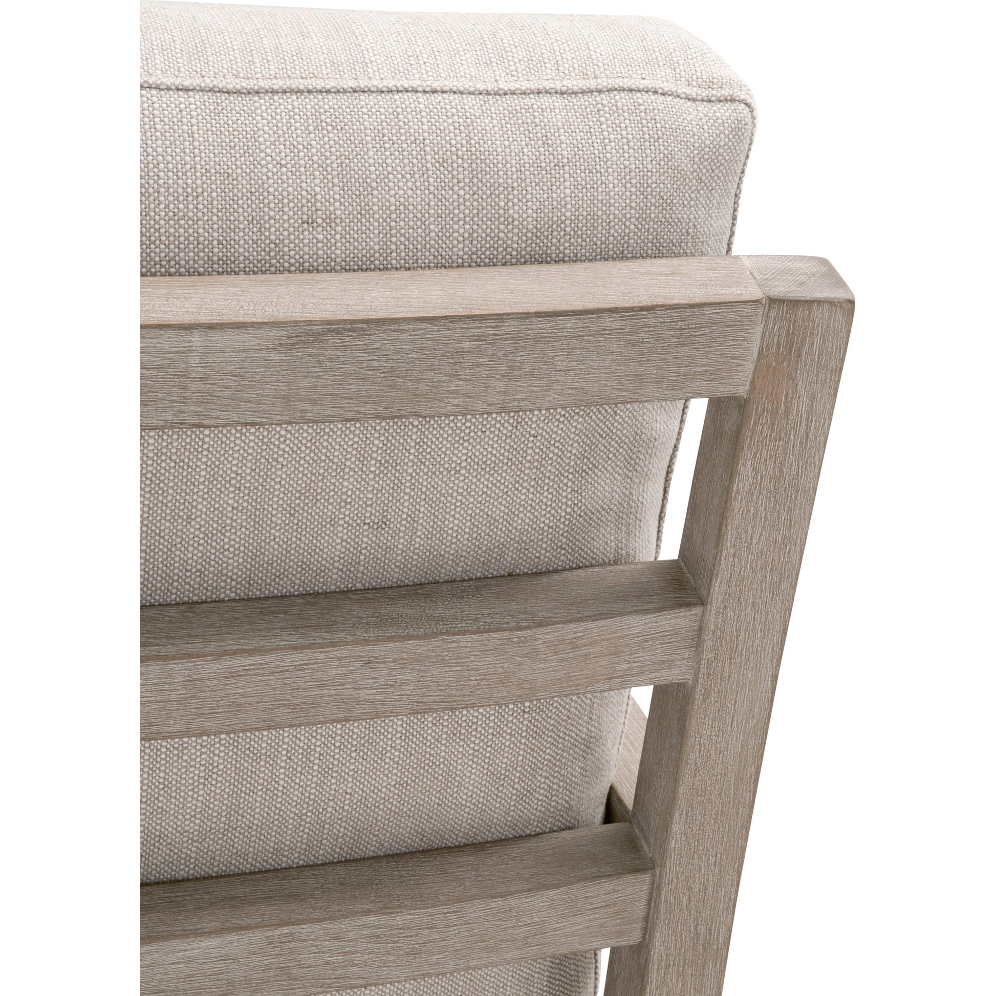 Stratton Club Chair by Essentials For Living in natural gray beech. Made from unique in a transitional style.