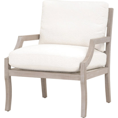 Stratton Club Chair by Essentials For Living in natural gray beech. Made from unique in a transitional style.