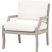 Stratton Club Chair by Essentials For Living in natural gray beech. Made from unique in a transitional style.