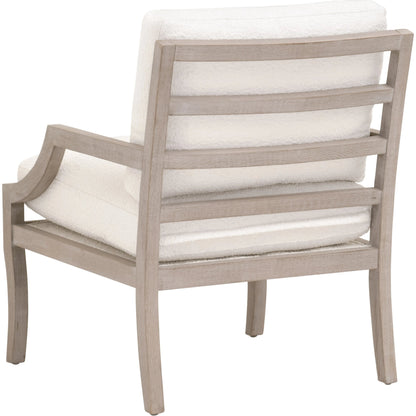 Stratton Club Chair by Essentials For Living in natural gray beech. Made from unique in a transitional style.