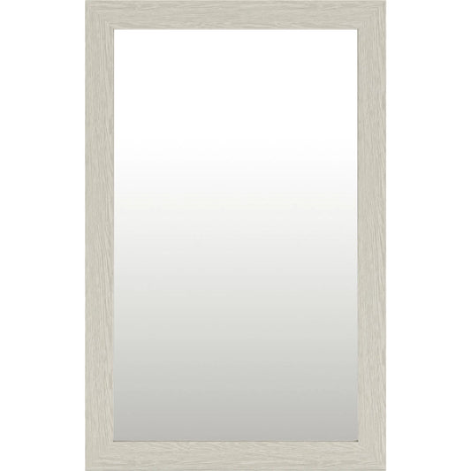 Tempo Mirror by Bernhardt in beige. Made from wood, glass, mirrored in a unique style.