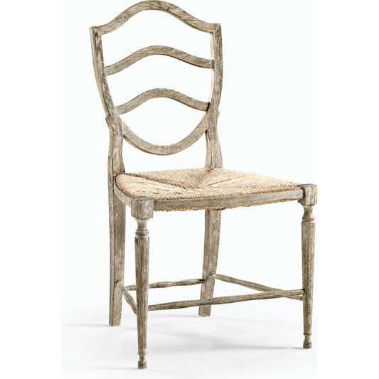 William Yeoward Bodiam Grey Oak Side Chair by Jonathan Charles in greyed oak. Made from oak in a cottage & farmhouse style.