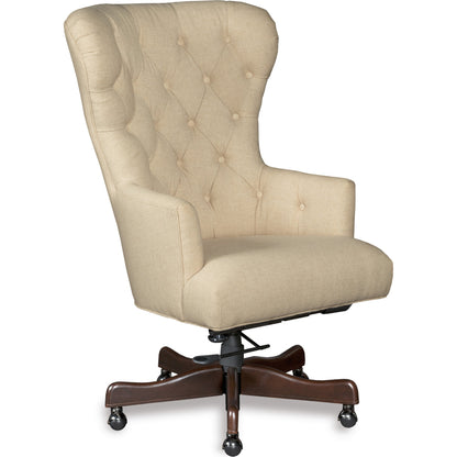 Katherine Home Office Chair by Hooker Furniture in kingston eden. Made from leather in a unique style.