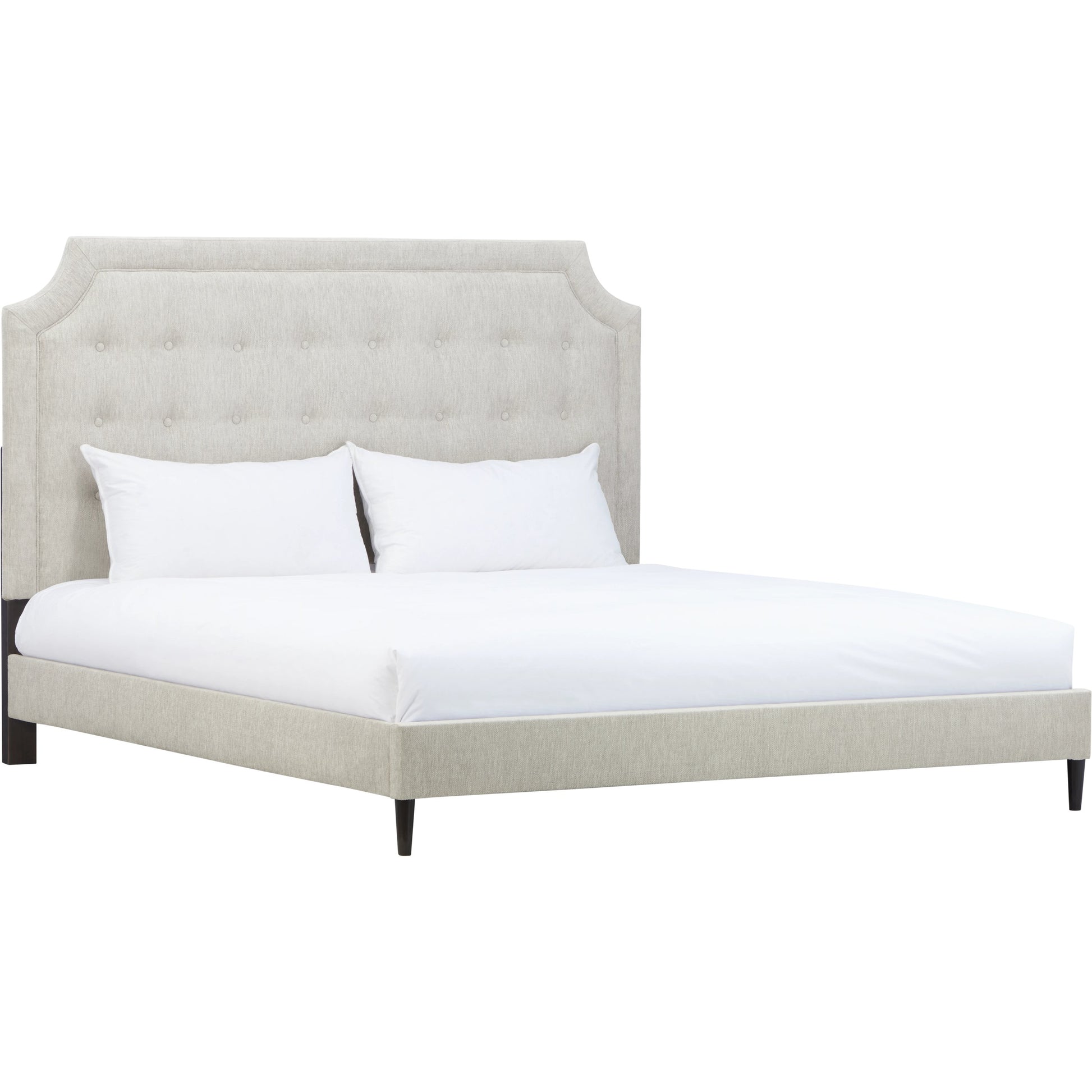 Zest Scooped Welt Upholstered Bed by Zest. Made from mdf, partical board in a modern style.