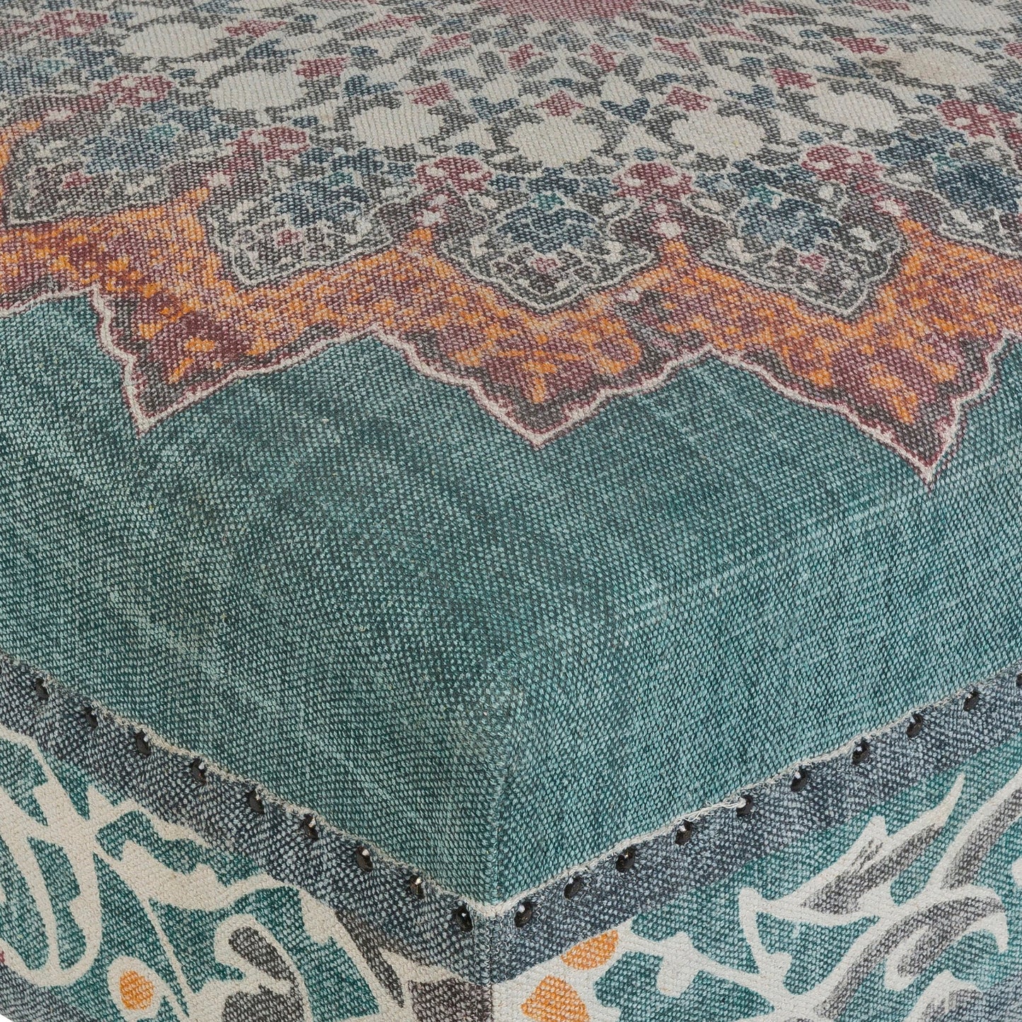 001 S-233840 | Closeup | Surat - 20702 by Livabliss in blue and stained. Made from cotton in a eclectic & global style.
