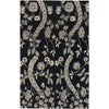 Black, Cream / 2' x 3'