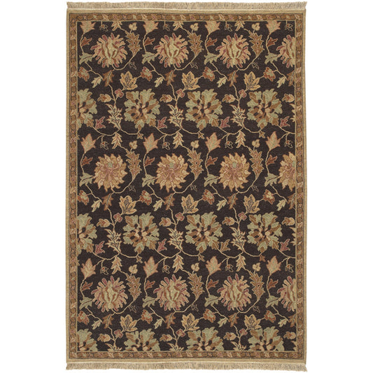 Sonoma Rug - 132 by Surya in eggplant multi. Made from 100% new zealand wool in a unique style.