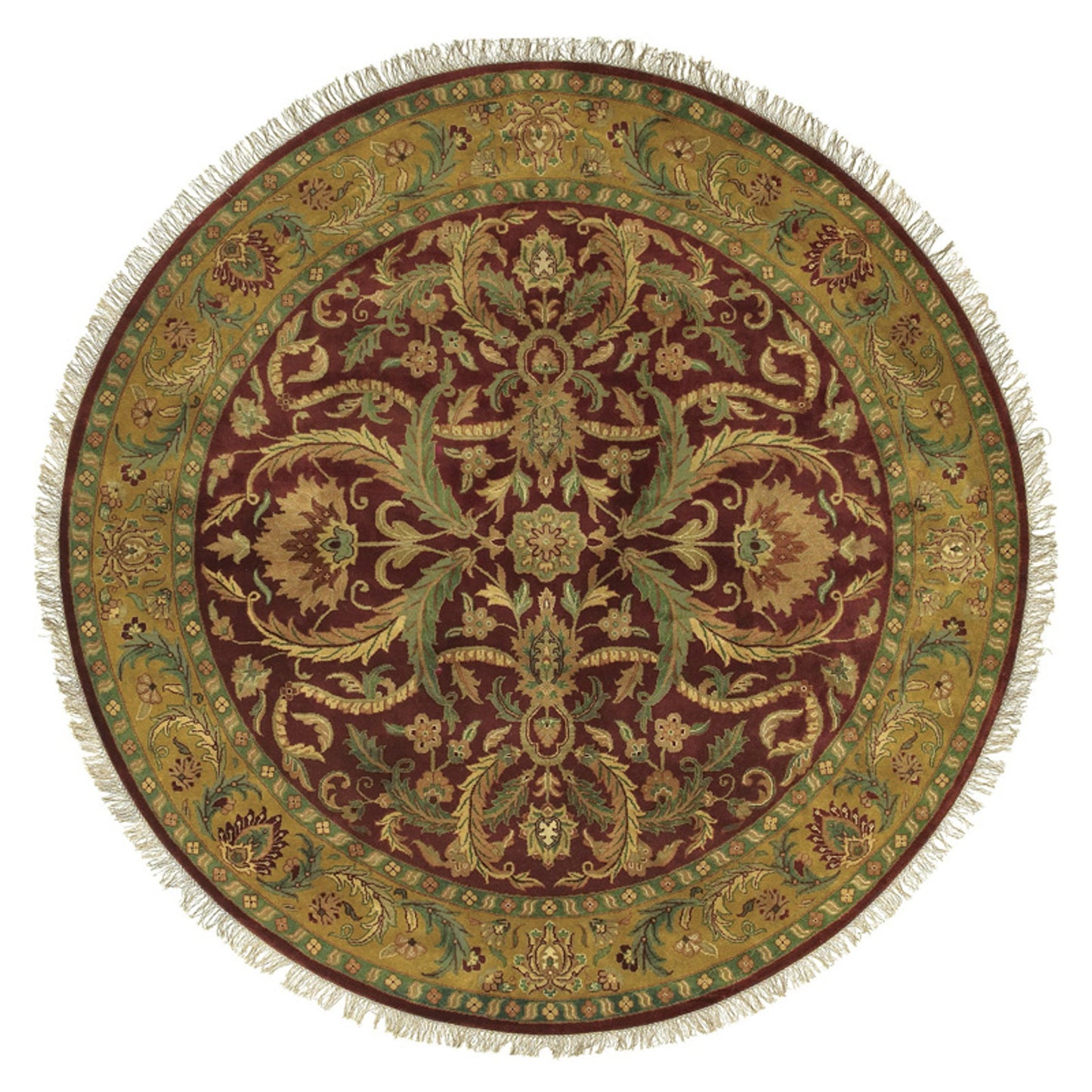 002 5751-3429 | Primary Silo | Taj Mahal TJ-59 Indoor/Outdoor Rug by Surya in green, red. Made from 100% semi-worsted new zealand wool in a unique style.