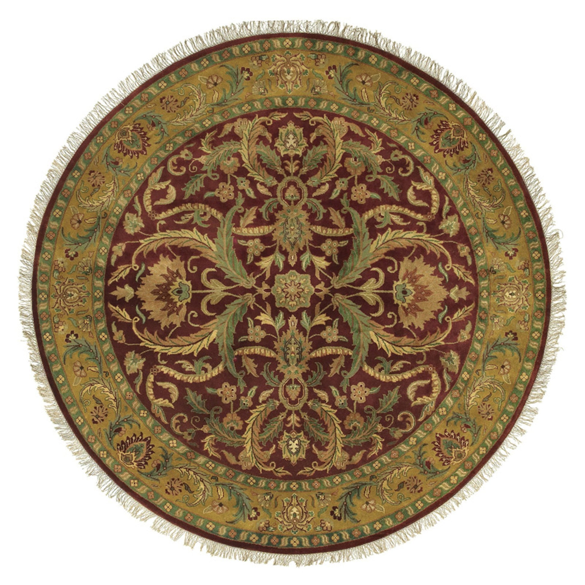 Taj Mahal TJ-59 Indoor/Outdoor Rug by Surya in green, red. Made from 100% semi-worsted new zealand wool in a unique style.