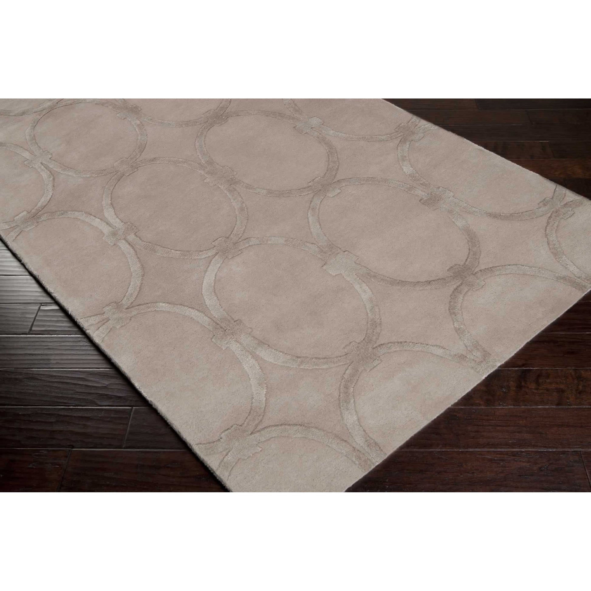 Modern Classics Rug - 412 by Surya in light beige. Made from 100% new zealand wool in a unique style.
