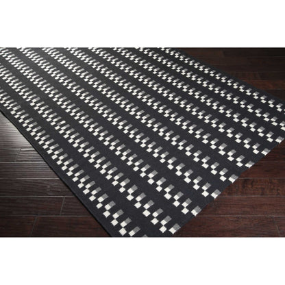 Frontier Rug - 1328 by Surya in black, charcoal, light beige. Made from 100% wool in a unique style.