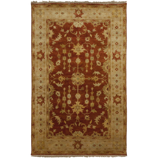 Temptress Rug - 1632 by Surya in rust, tan, mustard, olive. Made from 100% wool in a unique style.