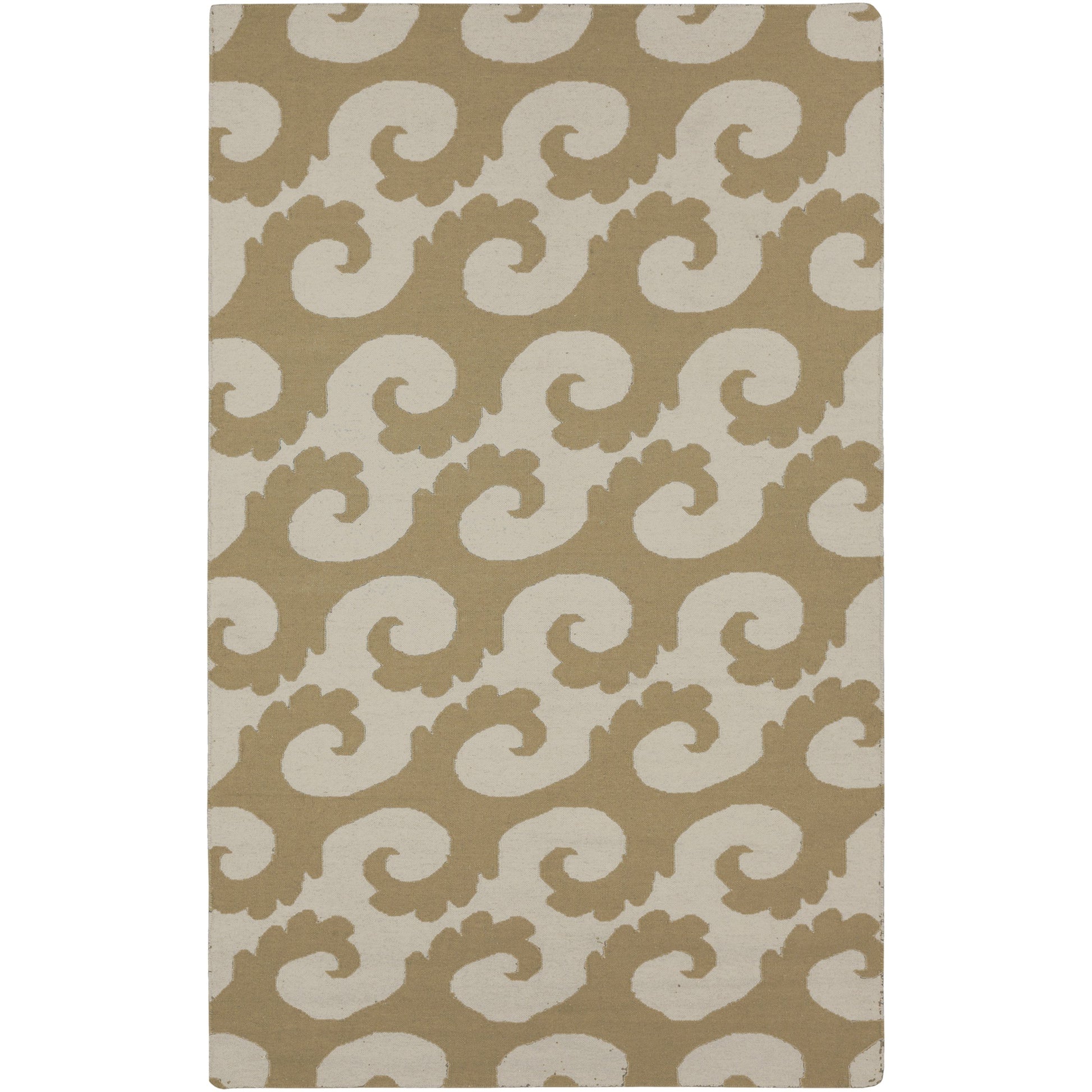 Yacht Club YTC-2012 Indoor/Outdoor Rug by Surya in tan, beige. Made from 100% wool in a unique style.