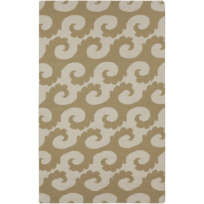 Yacht Club YTC-2012 Indoor/Outdoor Rug by Surya in tan, beige. Made from 100% wool in a unique style.