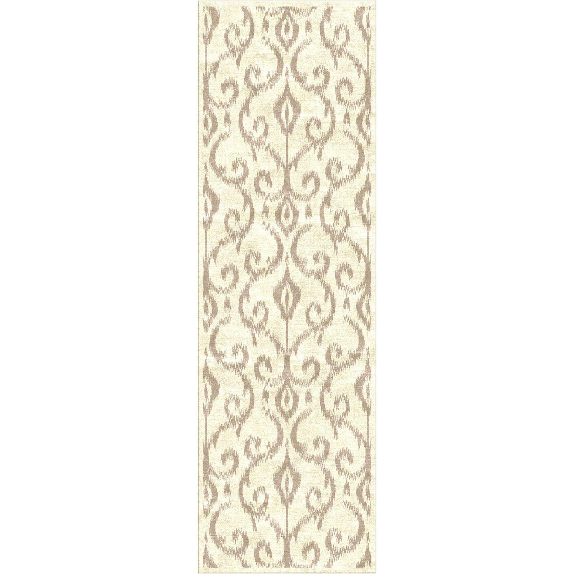 Azeri Transitional Damask Rug - 3842F by Feizy in gray, taupe, ivory. Made from wool, viscose in a unique style.