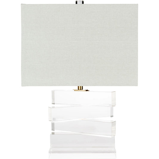 Surrey - 21547 by Surya in medium gray, n/a and translucent. Made from linen, polyester, crystal, metal in a modern style.