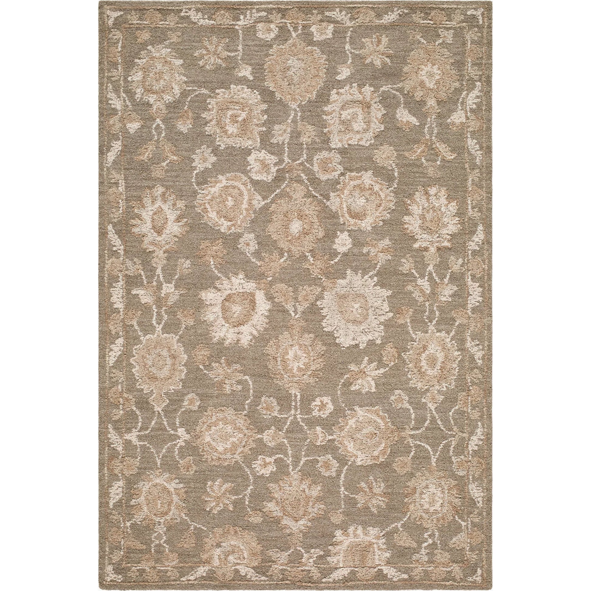 Shiv Classics SVC-2305 Rug by Livabliss in taupe, ivory, sandstone.. Made from wool in a unique style.