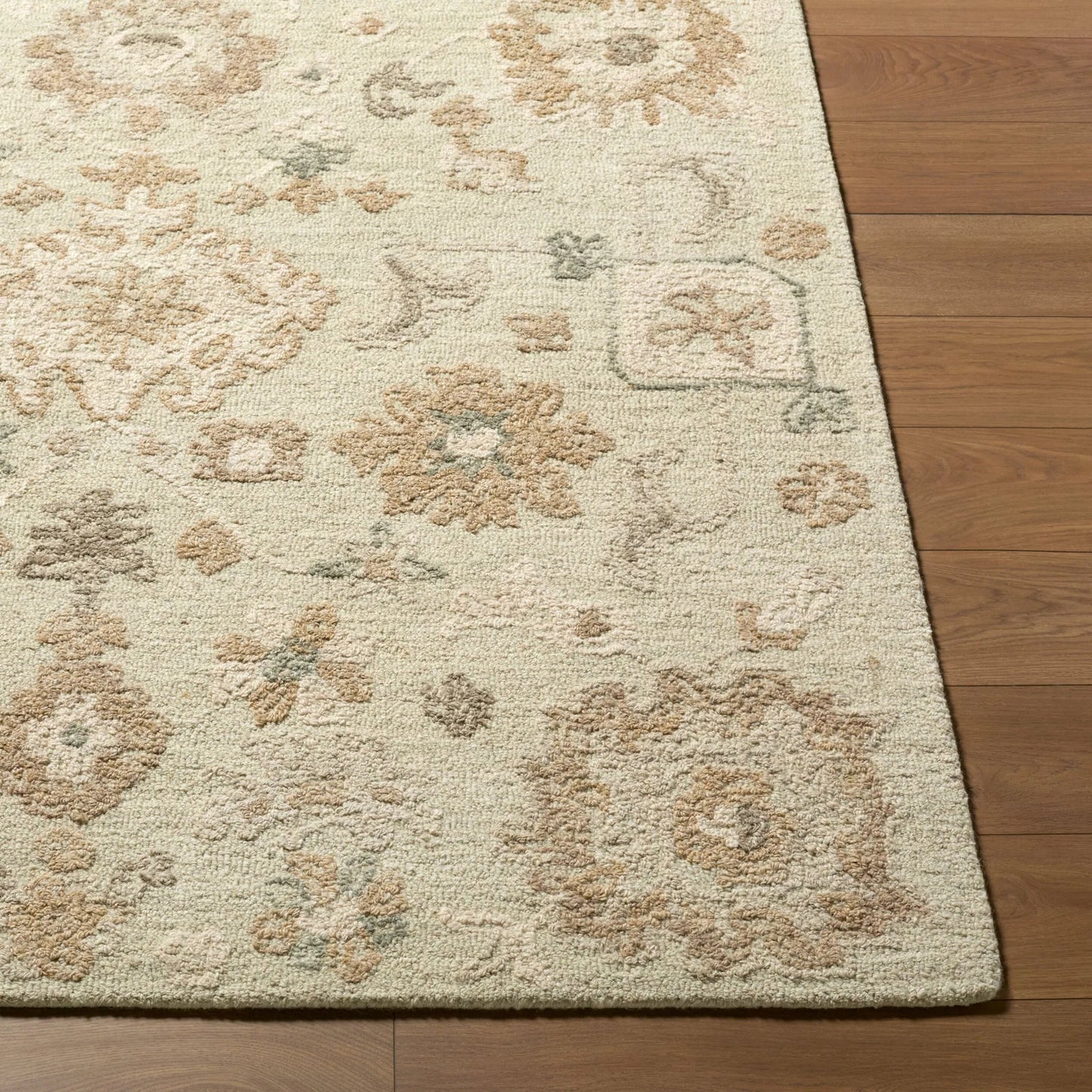 002 SI-2530701,SI-2530702,SI-2530703,SI-2530704 | Closeup | Shiv Classics SVC-2306 Rug by Livabliss in ivory, sandstone, taupe, sage, dusty rose. Made from wool in a unique style.