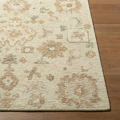Shiv Classics SVC-2306 Rug by Livabliss in ivory, sandstone, taupe, sage, dusty rose. Made from wool in a unique style.