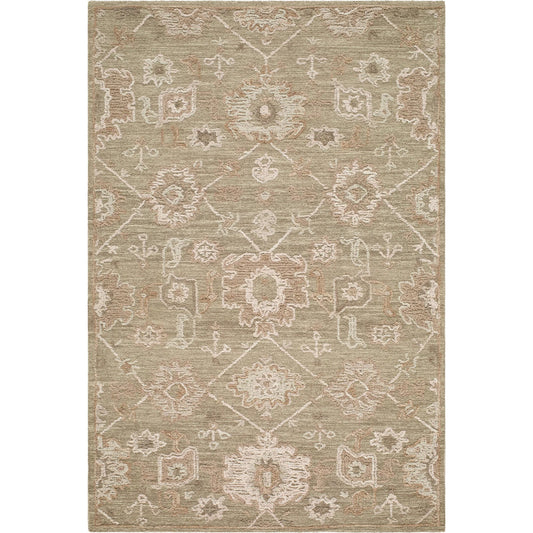 000 SI-2632535,SI-2632536,SI-2632537,SI-2632538 | Primary Silo | Shiv Classics SVC-2308 Rug by Livabliss in sage, taupe, ivory, blush. Made from wool in a unique style.
