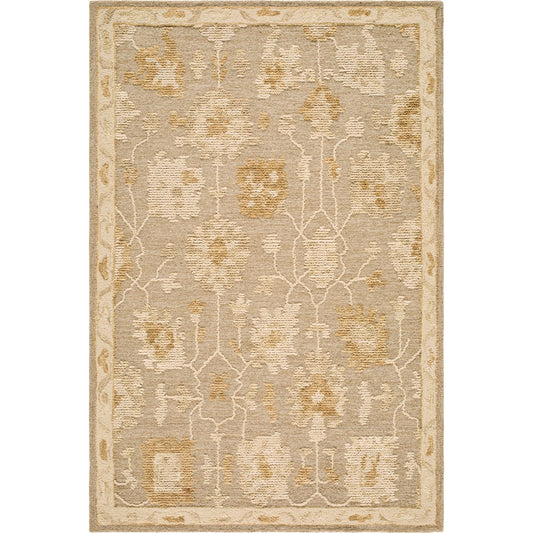 Shiv Classics SVC-2310 Rug by Livabliss in taupe ivory goldenrod. Made from wool in a unique style.
