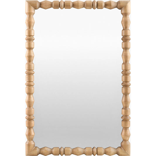Elisaveta Accent Mirror by Livabliss in antiqued. Made from manufactured wood in a unique style.