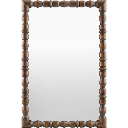 Elisaveta Accent Mirror by Livabliss in antiqued. Made from manufactured wood in a unique style.