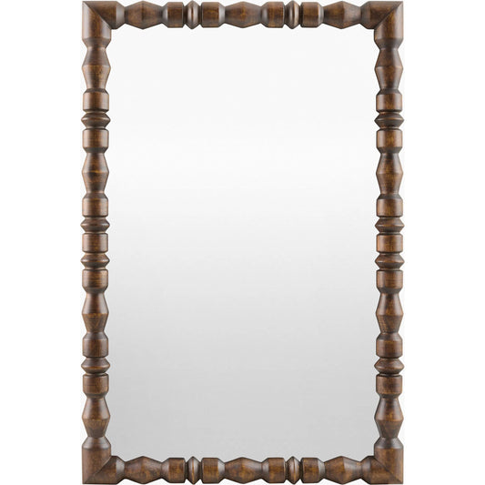 Elisaveta Accent Mirror by Livabliss in antiqued. Made from manufactured wood in a unique style.