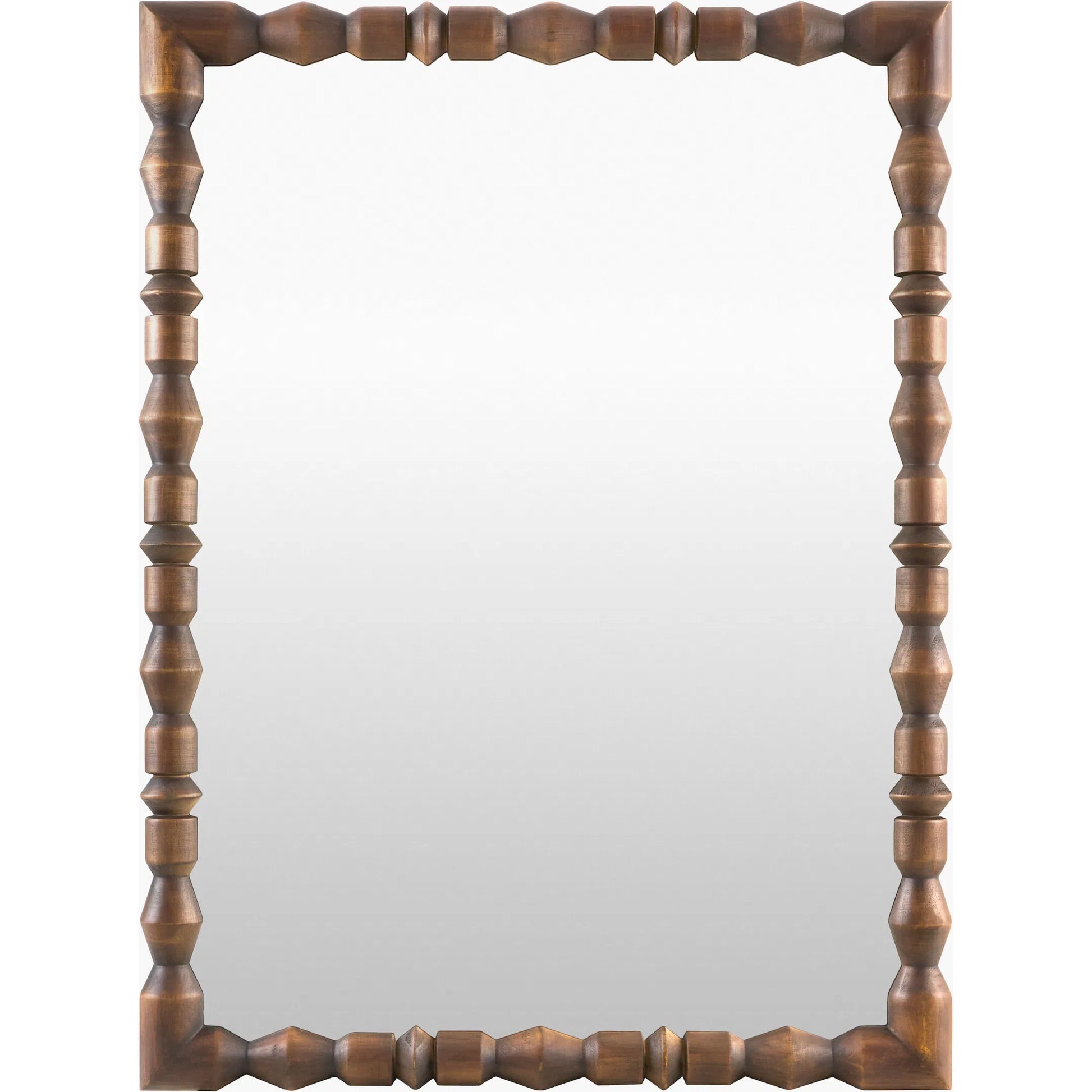 Elisaveta Accent Mirror by Livabliss in antiqued. Made from manufactured wood in a unique style.