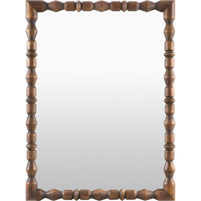 Elisaveta Accent Mirror by Livabliss in antiqued. Made from manufactured wood in a unique style.