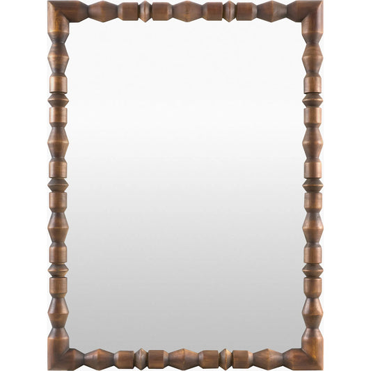 Elisaveta Accent Mirror by Livabliss in antiqued. Made from manufactured wood in a unique style.